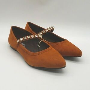 488- Rag & Co Handcrafted Ballerina Assisi Tan Color Size 8 Made In India NWT